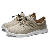 Xajzpa Men's Mesh Shoes Summer Mesh Shoes Casual Korean Version Sneakers Men's Summer New Fashion Lightweight Breathable Soft Sole