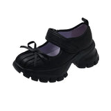 Xajzpa Women Casual Silver Platform Ballet Shoes Thick Sole Sneakers New Summer Fashion Single Shoes Woman Platform Mary Jane Pumps