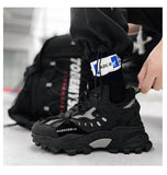 Xajzpa Men's Vulcanized Shoes Luxury Sneakers Harajuku Chunky Sneakers Autumn Running Footwear Male High Fashion Zapatos Hombre