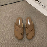 Xajzpa Shoes Slippers Flat Summer Clogs Woman Luxury Slides Beach Rubber Designer Soft Silver Casual Leisure Women's Shoes Silver Rubbe