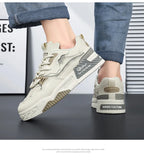 Xajzpa Mens Sneakers Spring Autumn Brand Vulcanized Shoes 2024 Fashion Thick Sole Shoes for Men Male Sport Shoes Tenis Masculino