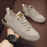 Xajzpa Men's Leisure Classic Sports Shoes Platform: A New Comfortable Flat Shoe for Sliding Men's Sports Shoes