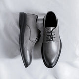 Xajzpa Height Boosting Men's Formal Shoes 3/6/8cm Spring Classic Fashion Business Luxury Men's Versatile Oxford Suit Shoes