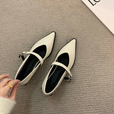 Xajzpa New Style Elegant Pointed Toe Women Heels Shoes Chunky Fashion Heeled Sandals Summer Party Pumps Dress Sandals Zapatos Mujer