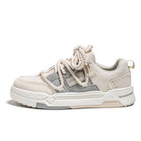 Xajzpa 2025 Men's Sneakers Casual Shoes Fashion Leather Men Non-slip Wear-resistant Comfortable  Couple Shoes Tenis Masculino