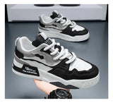 Xajzpa Mens Sneakers Spring Autumn Brand Vulcanized Shoes 2024 Fashion Thick Sole Shoes for Men Male Sport Shoes Tenis Masculino