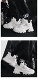 Xajzpa Men's Vulcanized Shoes Luxury Sneakers Harajuku Chunky Sneakers Autumn Running Footwear Male High Fashion Zapatos Hombre
