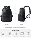 Xajzpa Men Leather Laptop Backpack Large Antitheft Travel Backpack High Quality Fashion Knapsack Bags for Male