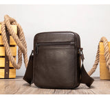 Xajzpa Casual Style Shoulder Bags for Men Designer Luxury Brand Crossbody Bags Men Male Leather Messenger Bags Mini Bag Cowskin