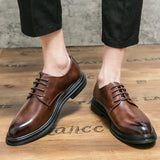 Xajzpa Men's Business Casual Leather Shoes, Formal Tennis Shoes, Moccasin Shoes, Knight Shoes Designer Style