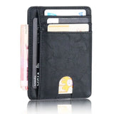 Xajzpa RFID Blocking Wallet Business Card Cover for Case Super Thin Men Leather Credit Card Holder