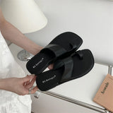 Xajzpa Shoes Women Slippers Flat Rubber Flip Flops Slides Loafers Soft Silver Hawaiian Women's Shoes Silver Loafers Slippers Soft Rubb