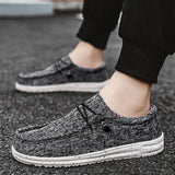 Xajzpa Men Canvas Shoes New Arrival Summer Autumn Comfortable Lightweight Casual Shoes Brand Fashion Flat Loafers Shoes for Men