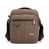 Xajzpa New Fashion Mens Canvas Bag Casual Handbag Shoulder Bag Messenger Bag