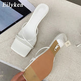 xajzpa Fashion Gold Silver Sandals Thin Low Heel Lace Up Rome Summer Gladiator Women Casual Narrow Band Shoes Sandalias De Mujer