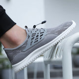 Xajzpa Men's Mesh Shoes Summer Mesh Shoes Casual Korean Version Sneakers Men's Summer New Fashion Lightweight Breathable Soft Sole