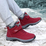Xajzpa New men's autumn winter thick cotton shoes sporty anti slip wear-resistant simple comfortable multifunctional warm snow boots