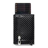 Xajzpa PU Leather Men Wallet Rfid Anti-magnetic Credit Cards Holder With Organizer Coin Pocket & Money Clips Purse