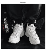 Xajzpa Men's Vulcanized Shoes Luxury Sneakers Harajuku Chunky Sneakers Autumn Running Footwear Male High Fashion Zapatos Hombre