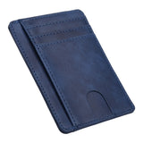 Xajzpa RFID Blocking Wallet Business Card Cover for Case Super Thin Men Leather Credit Card Holder