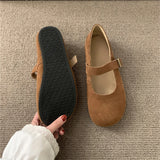 Xajzpa Shoes Rubber Slippers Slipers Women Shallow 2025 Round Toe Mary Janes Shallow Female Shoes Rubber Slippers 2025 Mary Janes Round
