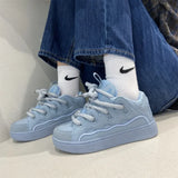 Blue Fashion Mens Sneakers Designer Luxury Breathable Womens Casual Sports Shoes Comfortable Harajuku Vulcanized Platform Shoes
