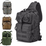Tactical  Men's Sling Chest Bag Military Cross Body Shoulder Side Bag for Men 20L Outdoor Camping Backpack Trekking Chest Bag
