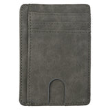 Xajzpa RFID Blocking Wallet Business Card Cover for Case Super Thin Men Leather Credit Card Holder