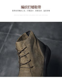 Xajzpa Men's Chelsea Cotton Boots Winter Men's Genuine Leather Shoes High Top Men Plush Sapato Social Masculino Zapatos Para Hombres