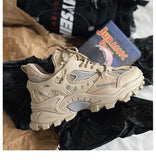 Xajzpa Men's Vulcanized Shoes Luxury Sneakers Harajuku Chunky Sneakers Autumn Running Footwear Male High Fashion Zapatos Hombre