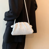 Xajzpa - Luxury Brand Shoulder Bag for Women Fashion Embroidered Thread Messenger Bag Cute Purse Crossbody Bag Designer Clutch Hobos