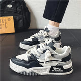 Xajzpa Mens Sneakers Spring Autumn Brand Vulcanized Shoes 2024 Fashion Thick Sole Shoes for Men Male Sport Shoes Tenis Masculino