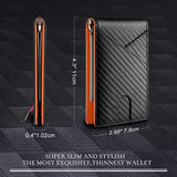 Xajzpa Carbon Fiber Rfid Men Wallets Money Bag Slim Thin Card Man Wallet Luxury Male Small Short Purse Bi-fold Vallet Billfold