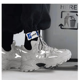 Xajzpa Men's Vulcanized Shoes Luxury Sneakers Harajuku Chunky Sneakers Autumn Running Footwear Male High Fashion Zapatos Hombre
