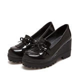 Xajzpa Round Toe Beige High Heels Tassel Women Shoes 2025 Spring Pumps Basketball Platform Sandals Ladies Shallow Mouth Lace-Up Clogs O