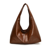 Xajzpa Large PU Leather Hobo Underarm Bags Lady Fashion Shoulder Party Bag for Women New Trend Y2K Casual Handbags and Purses