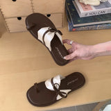 Xajzpa Brand New Women Slippers Beach Platform Slides Open Toe Bow Woman Slippers Clappers Summer Footwear Slip On Soft Sandal