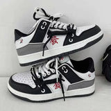 Chinese Style Men Sneakers Casual All-match Fashion Breathable Skateboard Shoes Embroidery Couple Lace-Up Comfortable Zapatillas