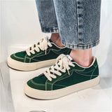 Xajzpa Men's Shoes Summer Student Versatile Comfortable Anti Slip Casual Shoes Breathable Youth Wear-resistant Solid Color Sneakers