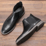 Men's Fashion Slip On Soft In Sole Comfortable Chelsea Boots