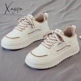 Autumn New All-Match Small White Shoes Female Sports Casual Father Boom Board Network Red Model