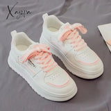 Autumn New All-Match Small White Shoes Female Sports Casual Father Boom Board Network Red Model