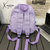 Canvas Women Small Backpack Vintage Feminina School Mini Bagpack Female Solid Girl Mochilas