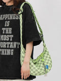 Checkered Pattern Crossbody Bag Bags