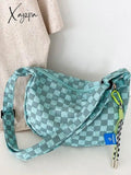 Checkered Pattern Crossbody Bag Bags