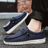 Comfy Trendy Slip-On Loafers - Breathable Non-Slip Casual Sneakers For Men’s Outdoor Activities