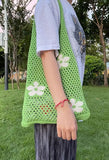 Cut-Out Flowers Shoulder Eco Bag Bags