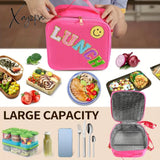 Cute Insulated Thermal Lunch Bag - Keeps Food Hot/Cold For Hours Portable Spacious And Easy To