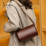 Designer Luxury Handbags 2024 New Vintage Soft Leather Pillow Bags For Women Shoulder Messenger