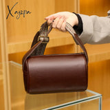 Designer Luxury Handbags 2024 New Vintage Soft Leather Pillow Bags For Women Shoulder Messenger